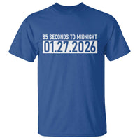 Doomsday Clock Armageddon T Shirt 85 Second To Midnight