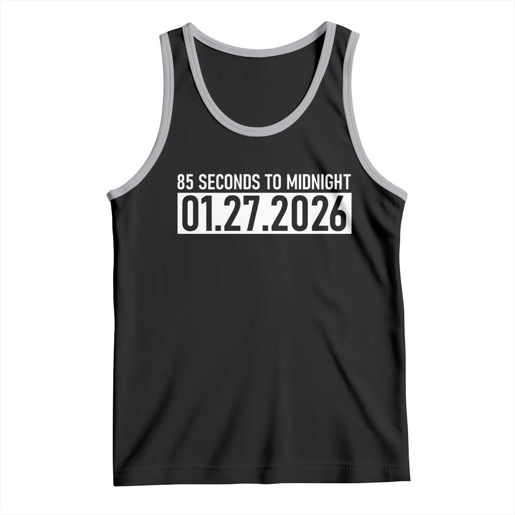 Doomsday Clock Armageddon Tank Top 85 Second To Midnight