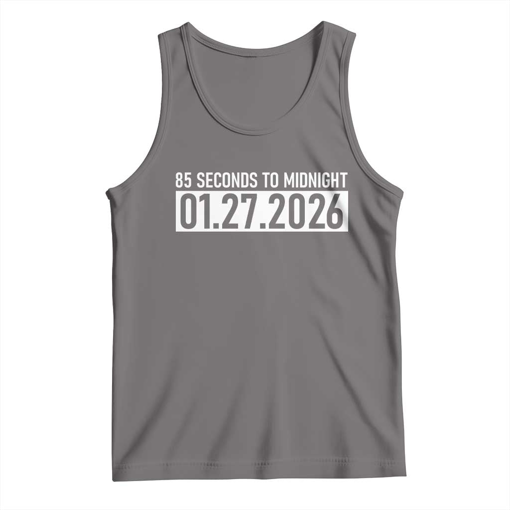 Doomsday Clock Armageddon Tank Top 85 Second To Midnight