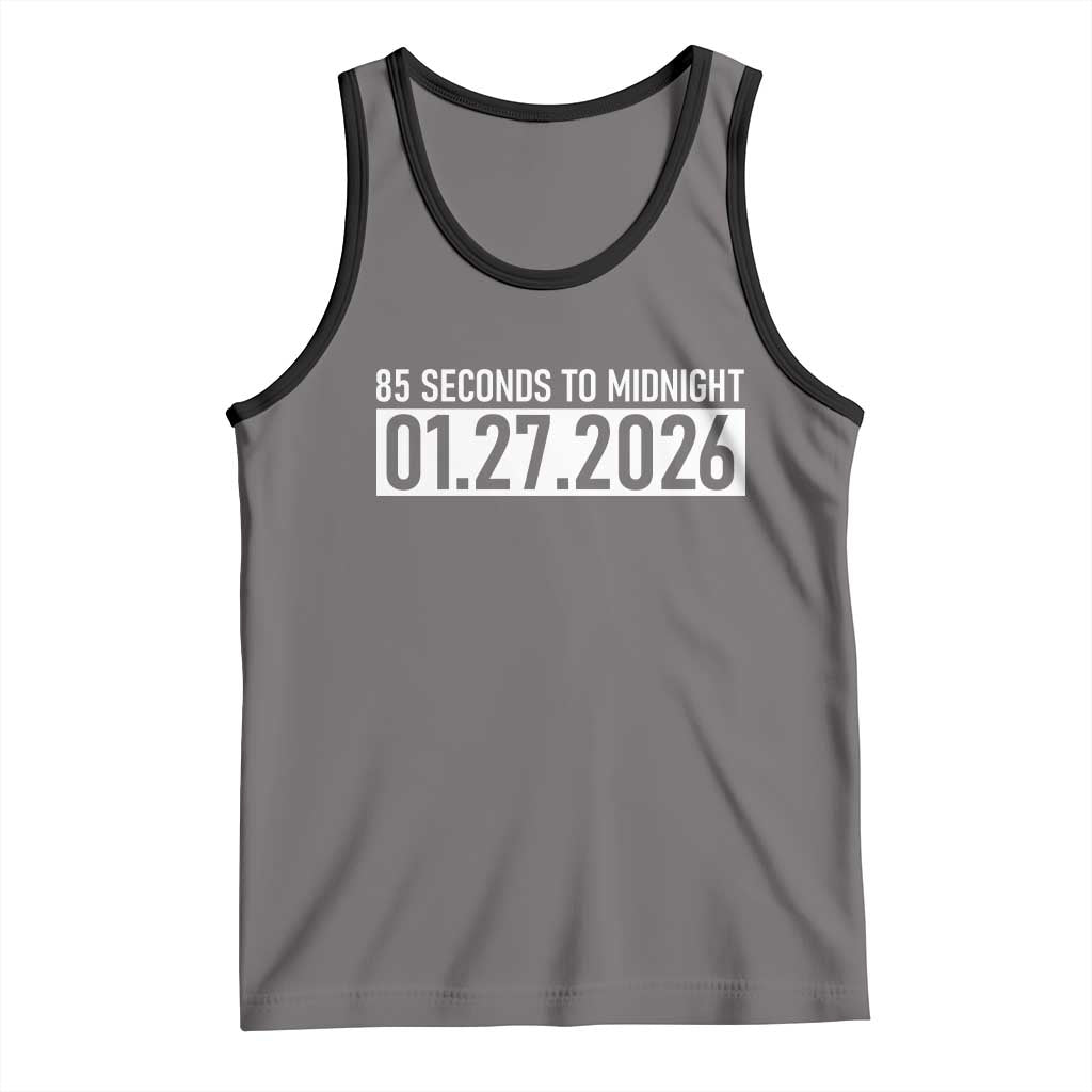Doomsday Clock Armageddon Tank Top 85 Second To Midnight