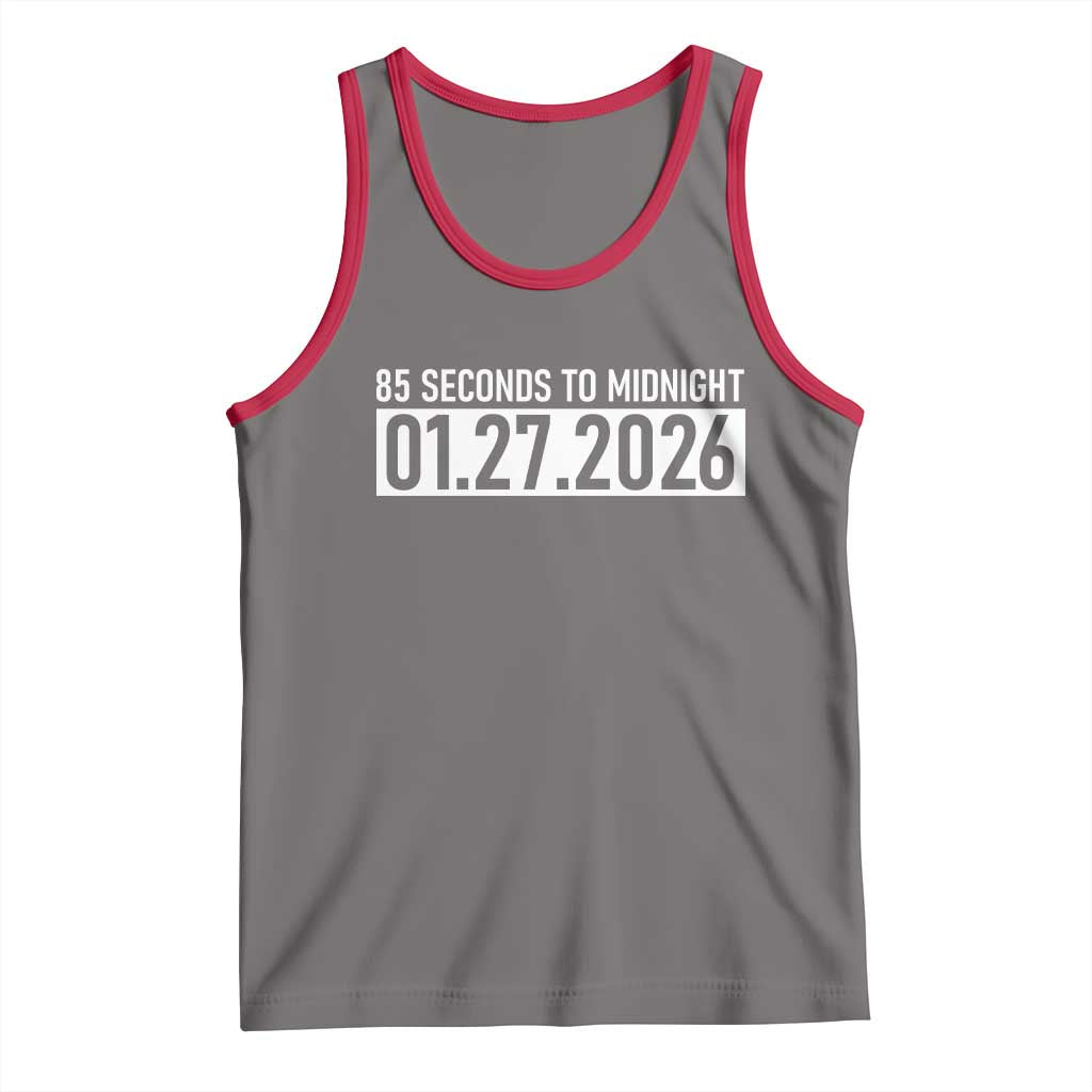 Doomsday Clock Armageddon Tank Top 85 Second To Midnight