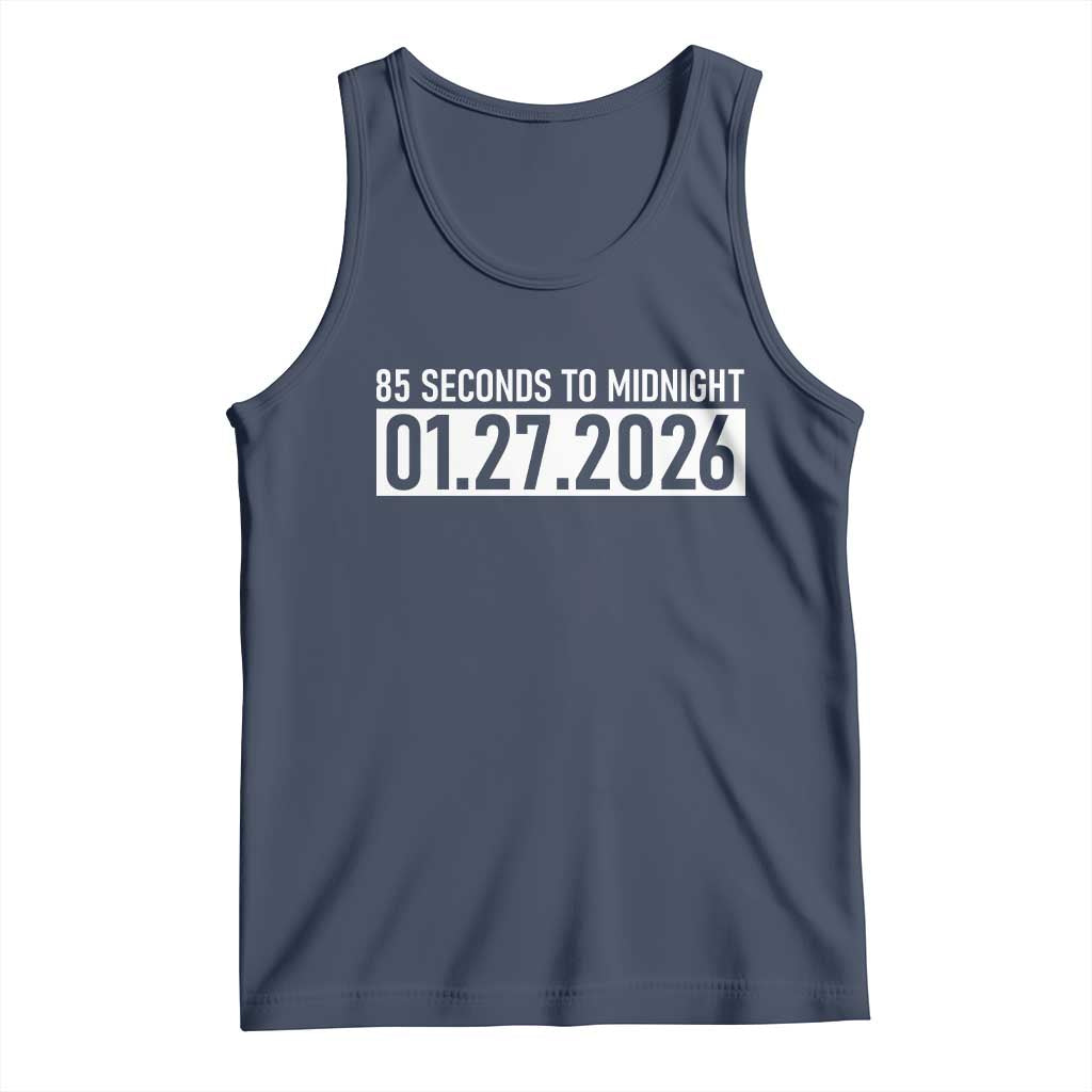 Doomsday Clock Armageddon Tank Top 85 Second To Midnight