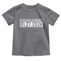 Doomsday Clock Armageddon Toddler T Shirt 85 Second To Midnight