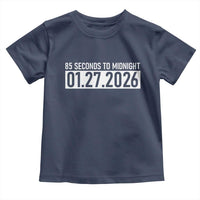 Doomsday Clock Armageddon Toddler T Shirt 85 Second To Midnight