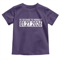Doomsday Clock Armageddon Toddler T Shirt 85 Second To Midnight