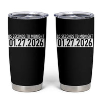 Doomsday Clock Armageddon Tumbler Cup 85 Second To Midnight