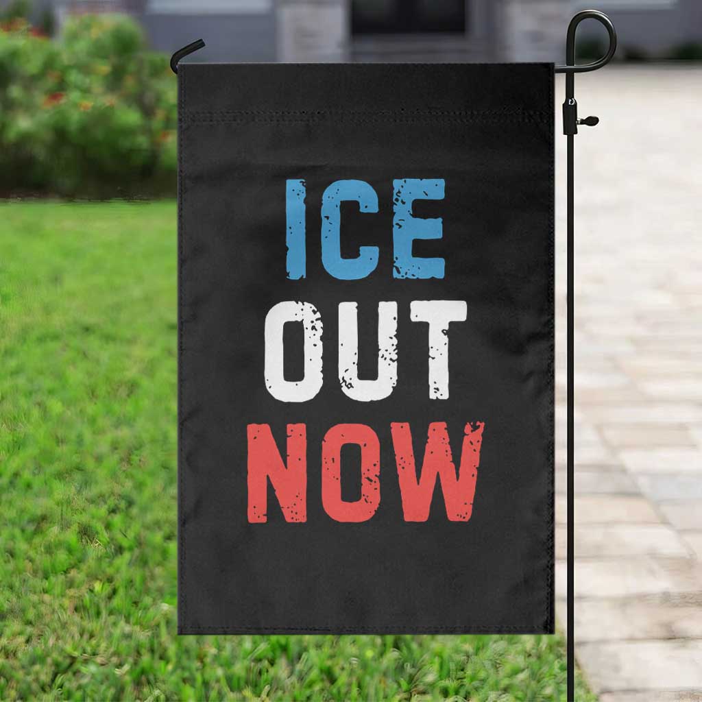 Ice Out Garden Flag Minneapolis Resist ICE Immigration Rights Protest
