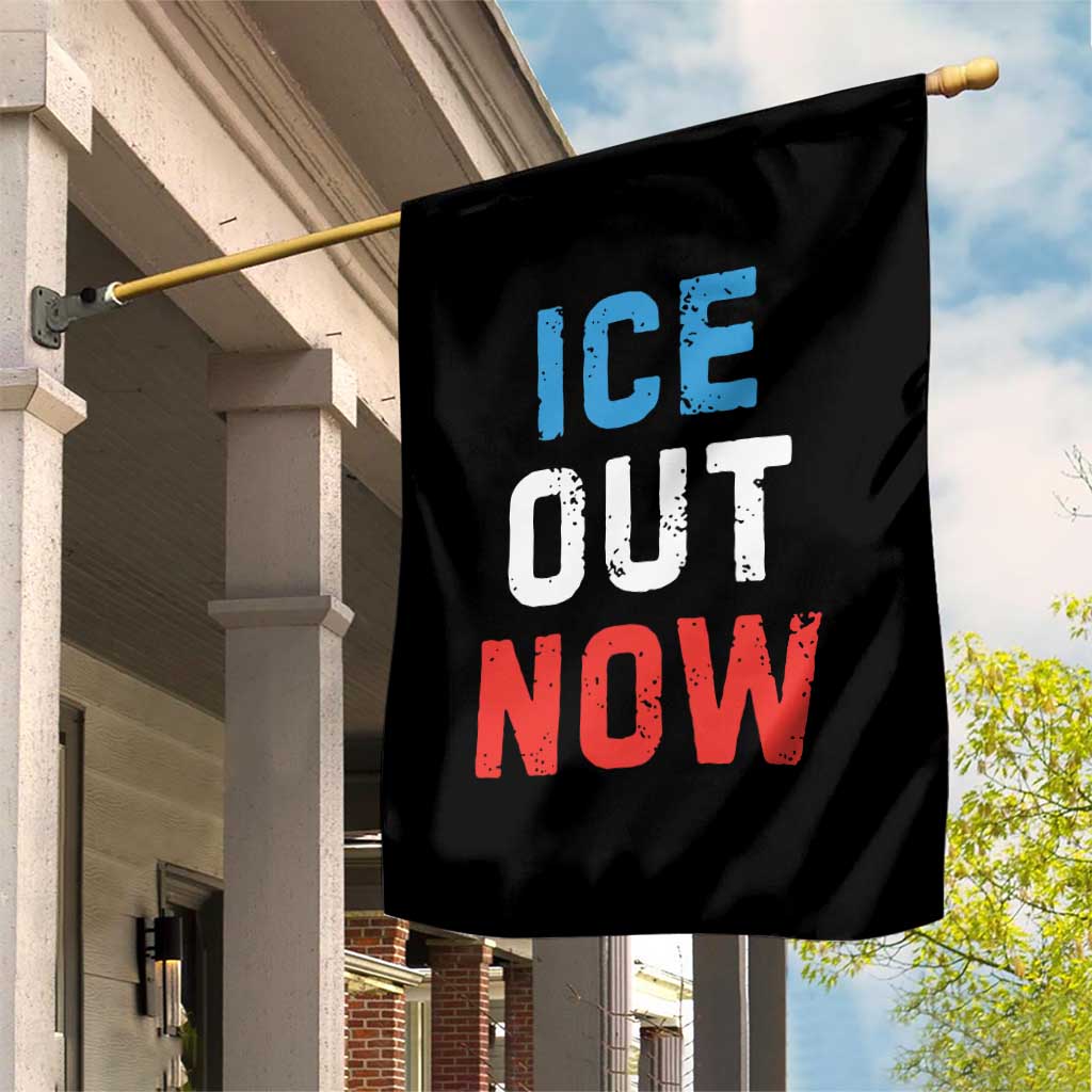 Ice Out Garden Flag Minneapolis Resist ICE Immigration Rights Protest