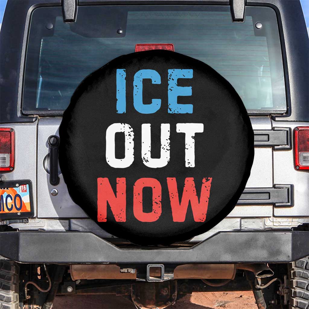 Ice Out Spare Tire Cover Minneapolis Resist ICE Immigration Rights Protest