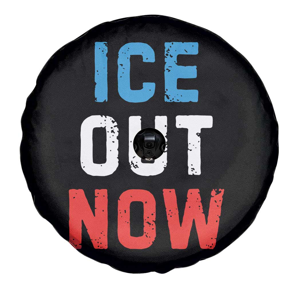Ice Out Spare Tire Cover Minneapolis Resist ICE Immigration Rights Protest