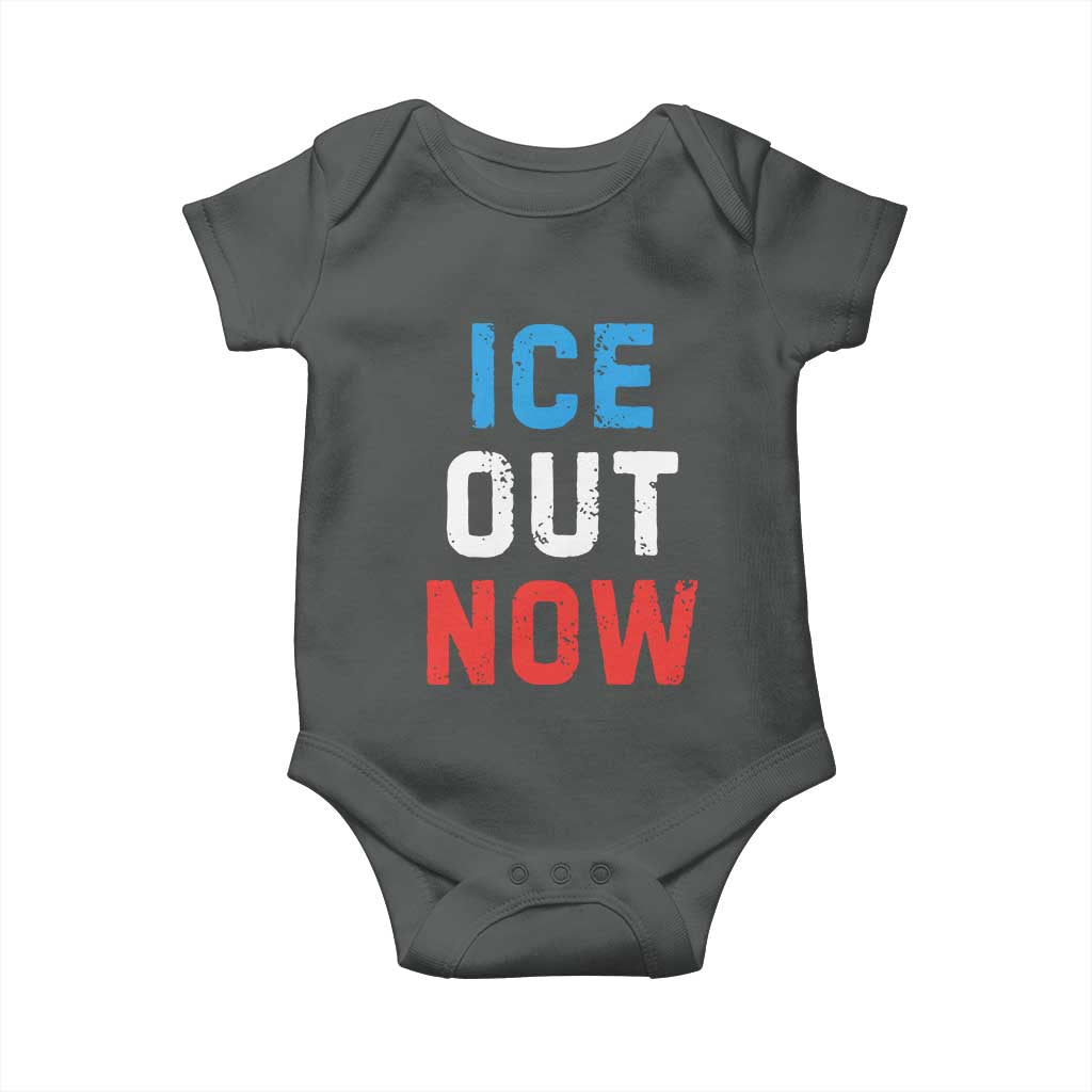 Ice Out Baby Onesie Minneapolis Resist ICE Immigration Rights Protest