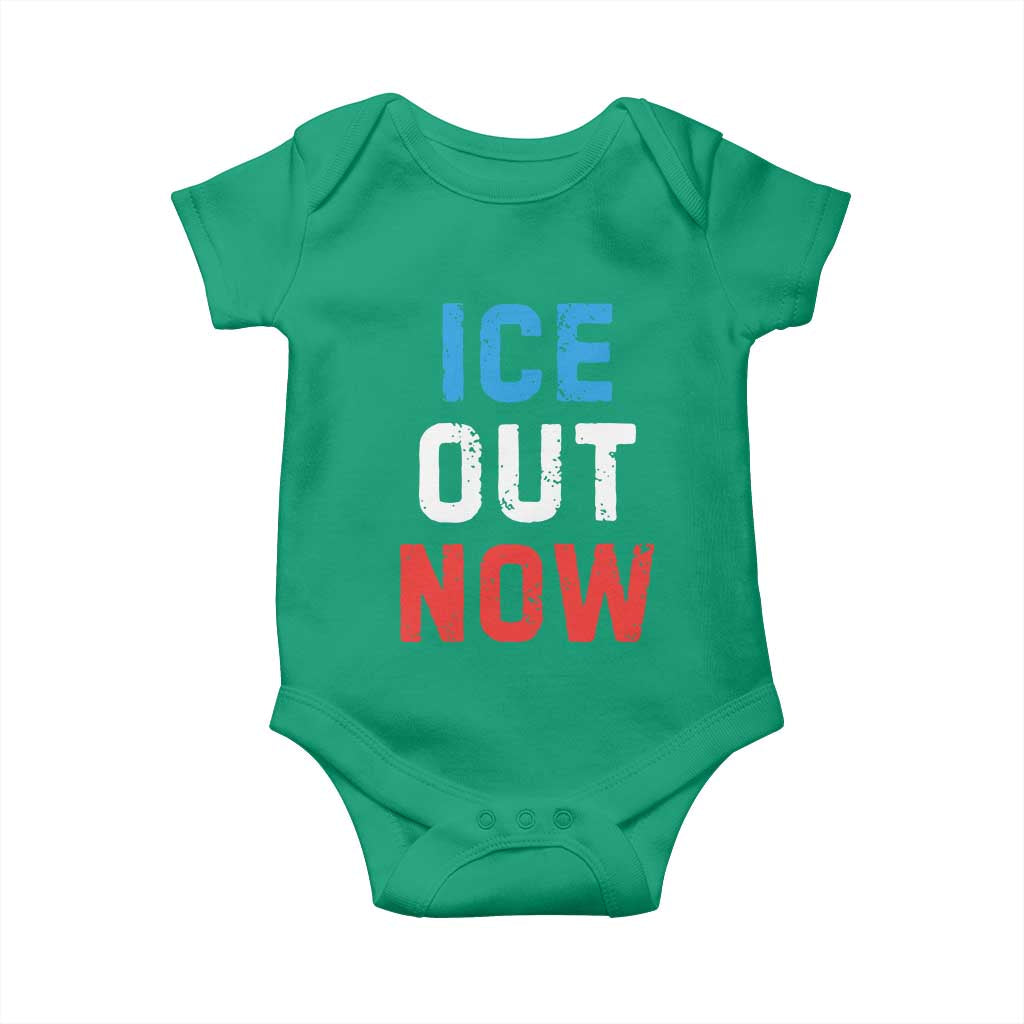 Ice Out Baby Onesie Minneapolis Resist ICE Immigration Rights Protest