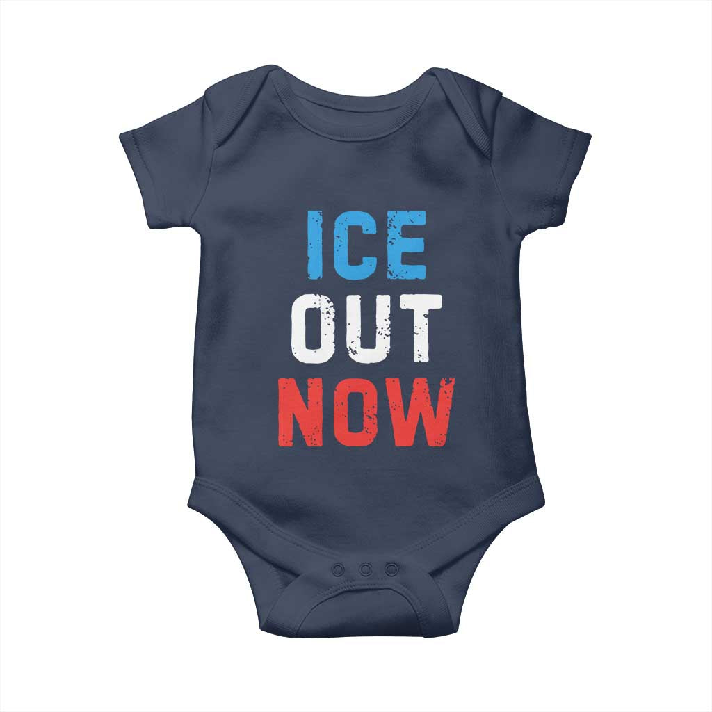 Ice Out Baby Onesie Minneapolis Resist ICE Immigration Rights Protest