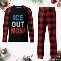 Ice Out Plaid Pajama Set Minneapolis Resist ICE Immigration Rights Protest