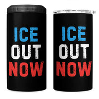 Ice Out 4 in 1 Can Cooler Tumbler Minneapolis Resist ICE Immigration Rights Protest