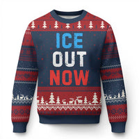 Ice Out Ugly Christmas Sweater Minneapolis Resist ICE Immigration Rights Protest