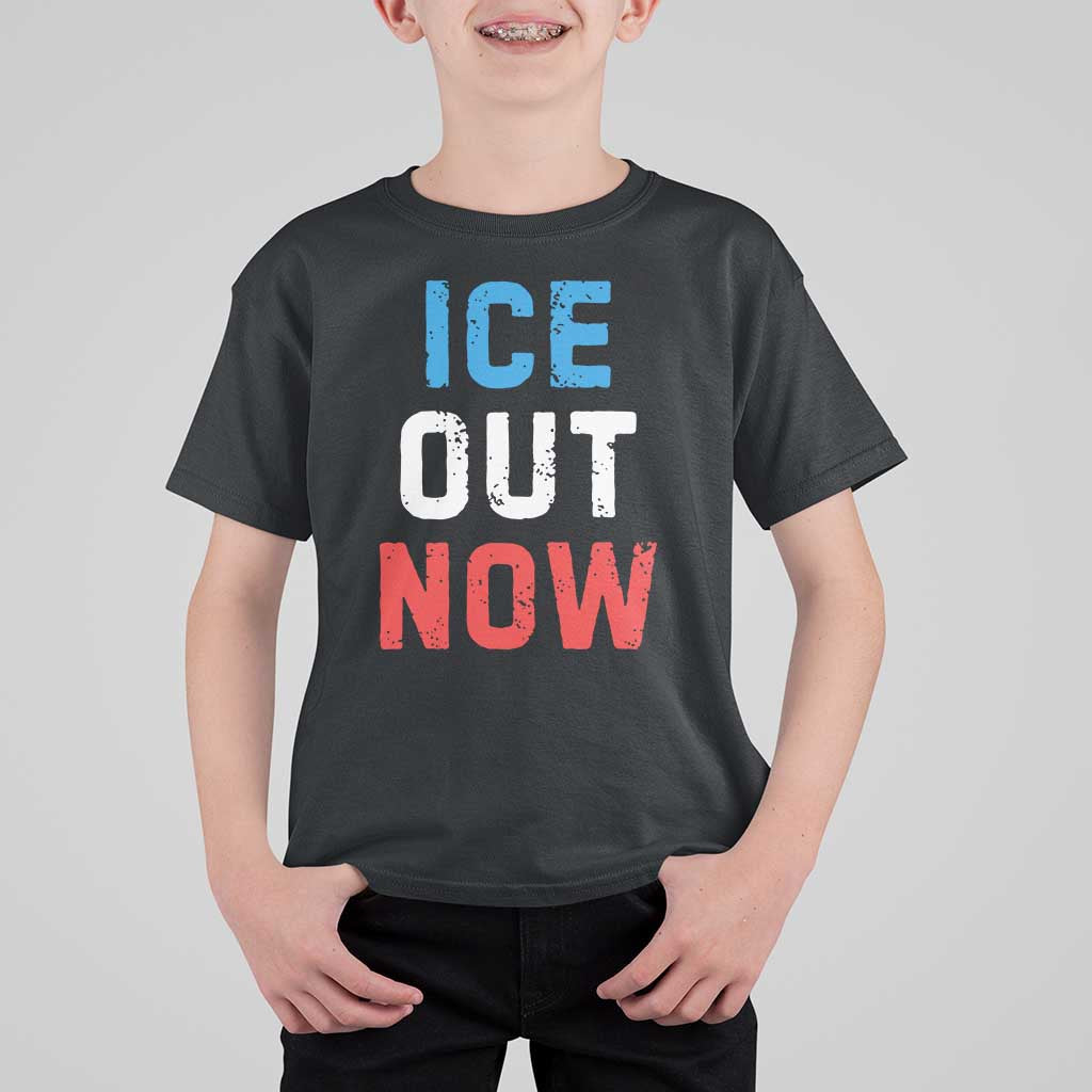 Ice Out T Shirt For Kid Minneapolis Resist ICE Immigration Rights Protest