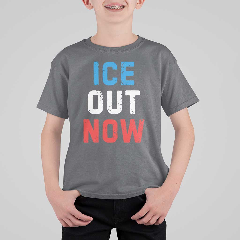 Ice Out T Shirt For Kid Minneapolis Resist ICE Immigration Rights Protest