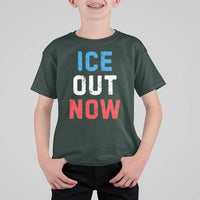 Ice Out T Shirt For Kid Minneapolis Resist ICE Immigration Rights Protest