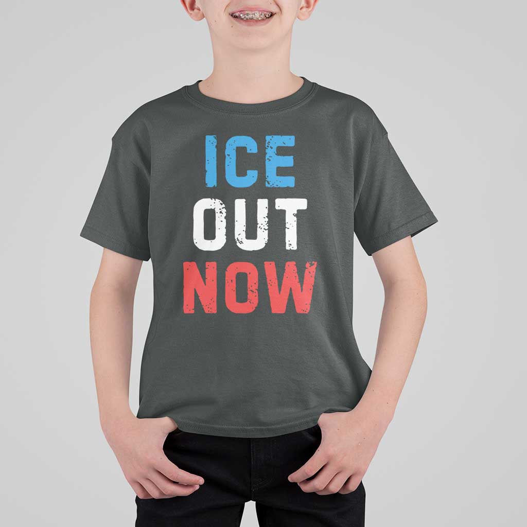 Ice Out T Shirt For Kid Minneapolis Resist ICE Immigration Rights Protest