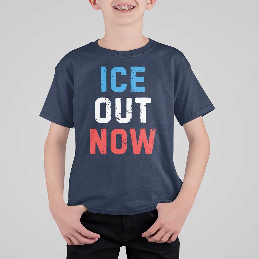 Ice Out T Shirt For Kid Minneapolis Resist ICE Immigration Rights Protest