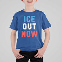 Ice Out T Shirt For Kid Minneapolis Resist ICE Immigration Rights Protest