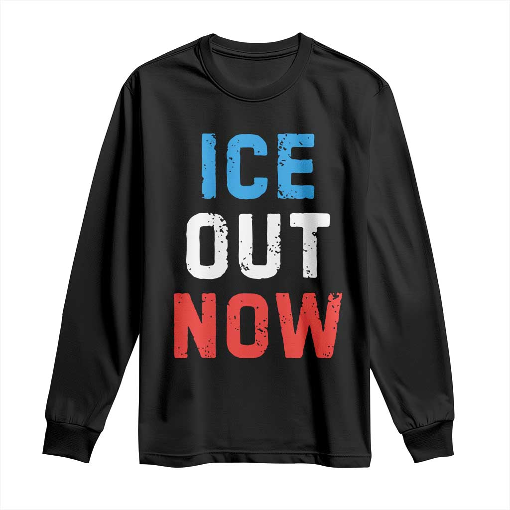 Ice Out Long Sleeve Shirt Minneapolis Resist ICE Immigration Rights Protest