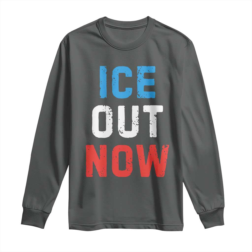 Ice Out Long Sleeve Shirt Minneapolis Resist ICE Immigration Rights Protest