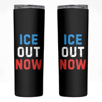 Ice Out Skinny Tumbler Minneapolis Resist ICE Immigration Rights Protest
