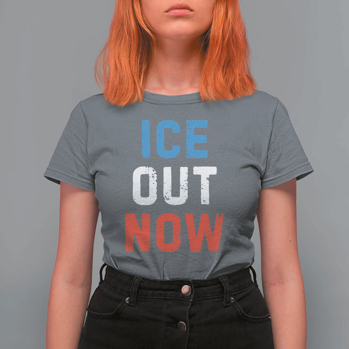 Ice Out T Shirt For Women Minneapolis Resist ICE Immigration Rights Protest
