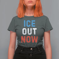 Ice Out T Shirt For Women Minneapolis Resist ICE Immigration Rights Protest