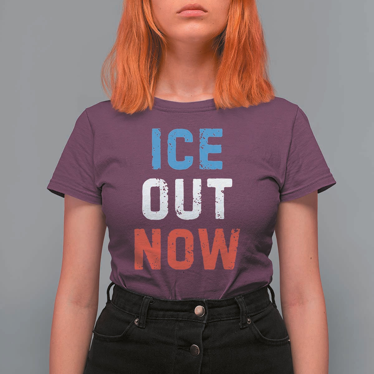 Ice Out T Shirt For Women Minneapolis Resist ICE Immigration Rights Protest