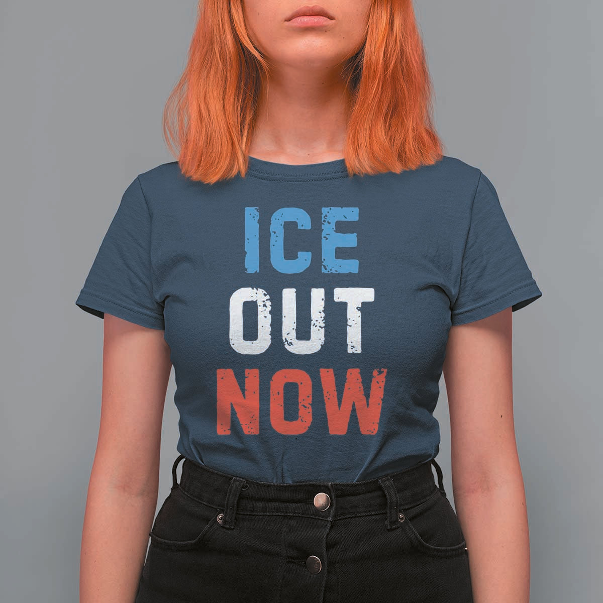 Ice Out T Shirt For Women Minneapolis Resist ICE Immigration Rights Protest