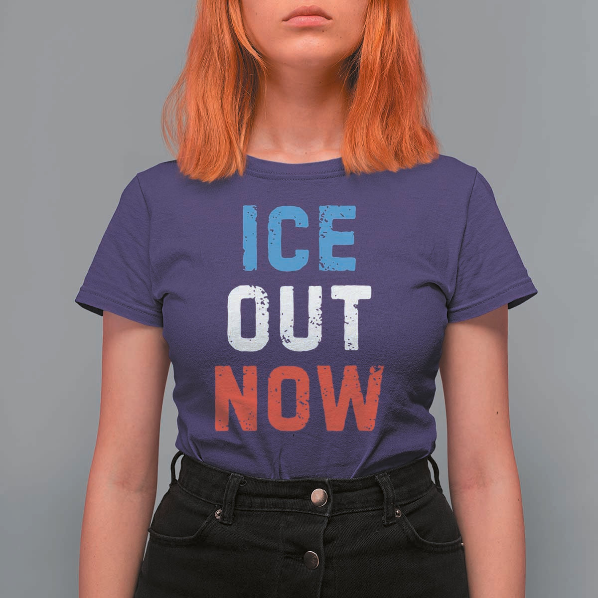 Ice Out T Shirt For Women Minneapolis Resist ICE Immigration Rights Protest