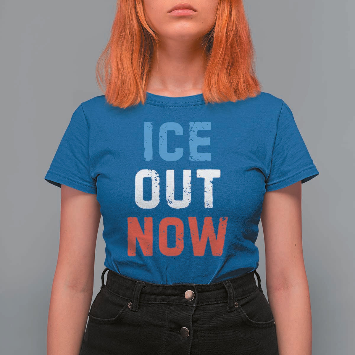 Ice Out T Shirt For Women Minneapolis Resist ICE Immigration Rights Protest