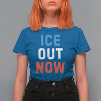 Ice Out T Shirt For Women Minneapolis Resist ICE Immigration Rights Protest