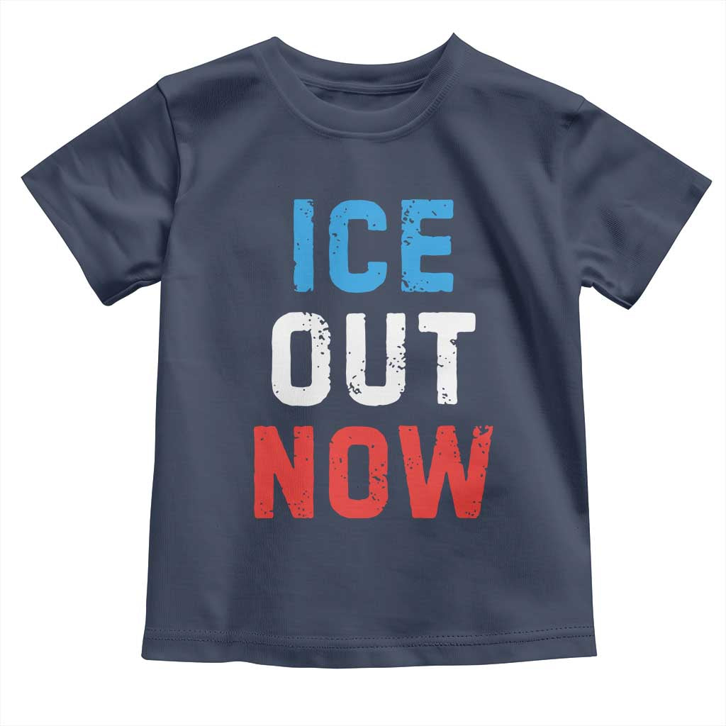 Ice Out Toddler T Shirt Minneapolis Resist ICE Immigration Rights Protest