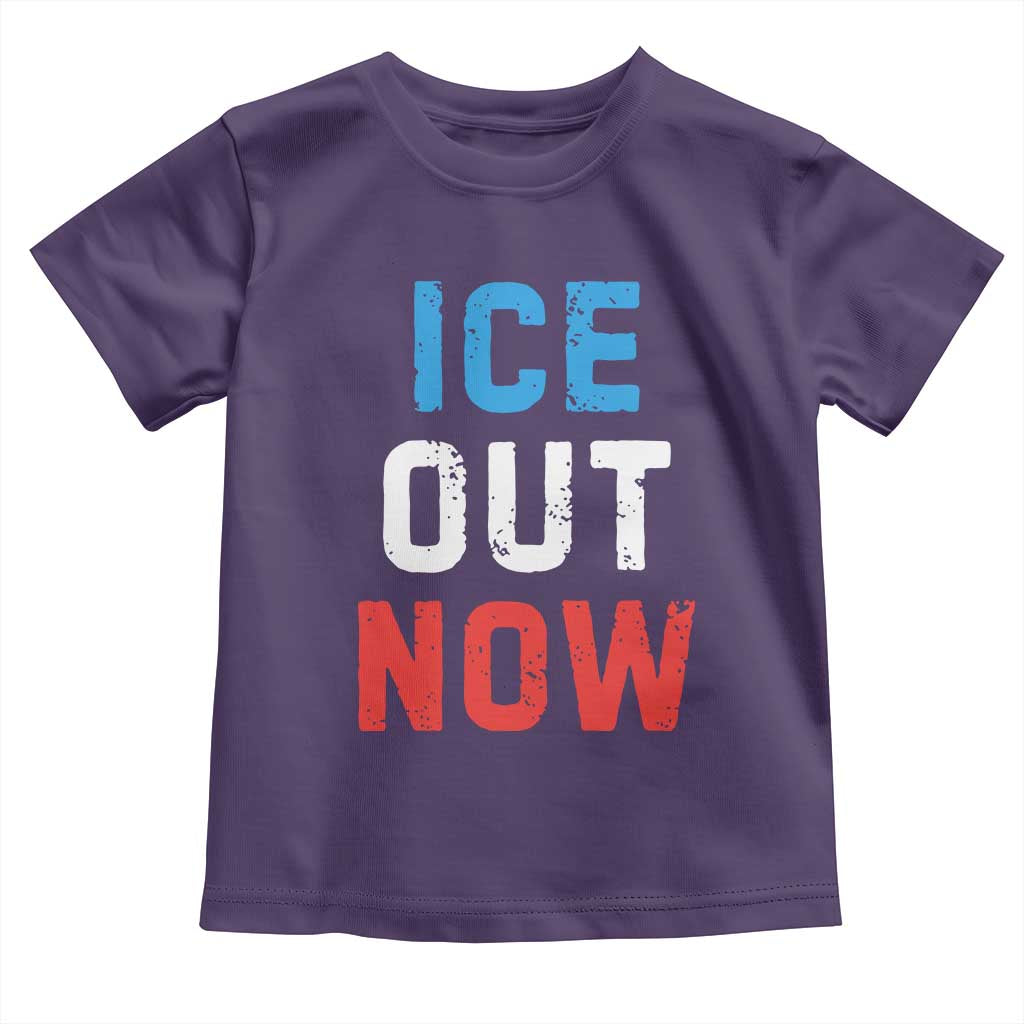 Ice Out Toddler T Shirt Minneapolis Resist ICE Immigration Rights Protest