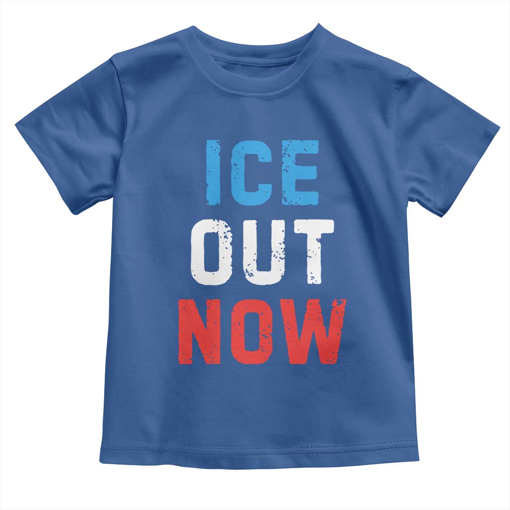 Ice Out Toddler T Shirt Minneapolis Resist ICE Immigration Rights Protest
