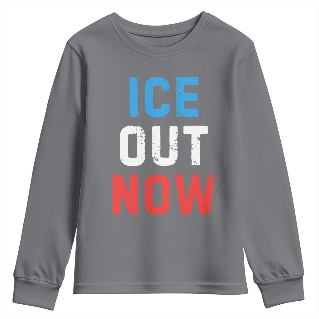 Ice Out Youth Sweatshirt Minneapolis Resist ICE Immigration Rights Protest