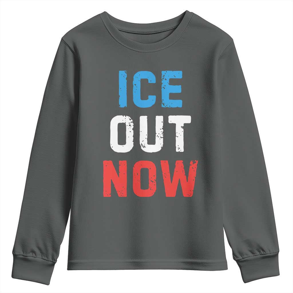 Ice Out Youth Sweatshirt Minneapolis Resist ICE Immigration Rights Protest