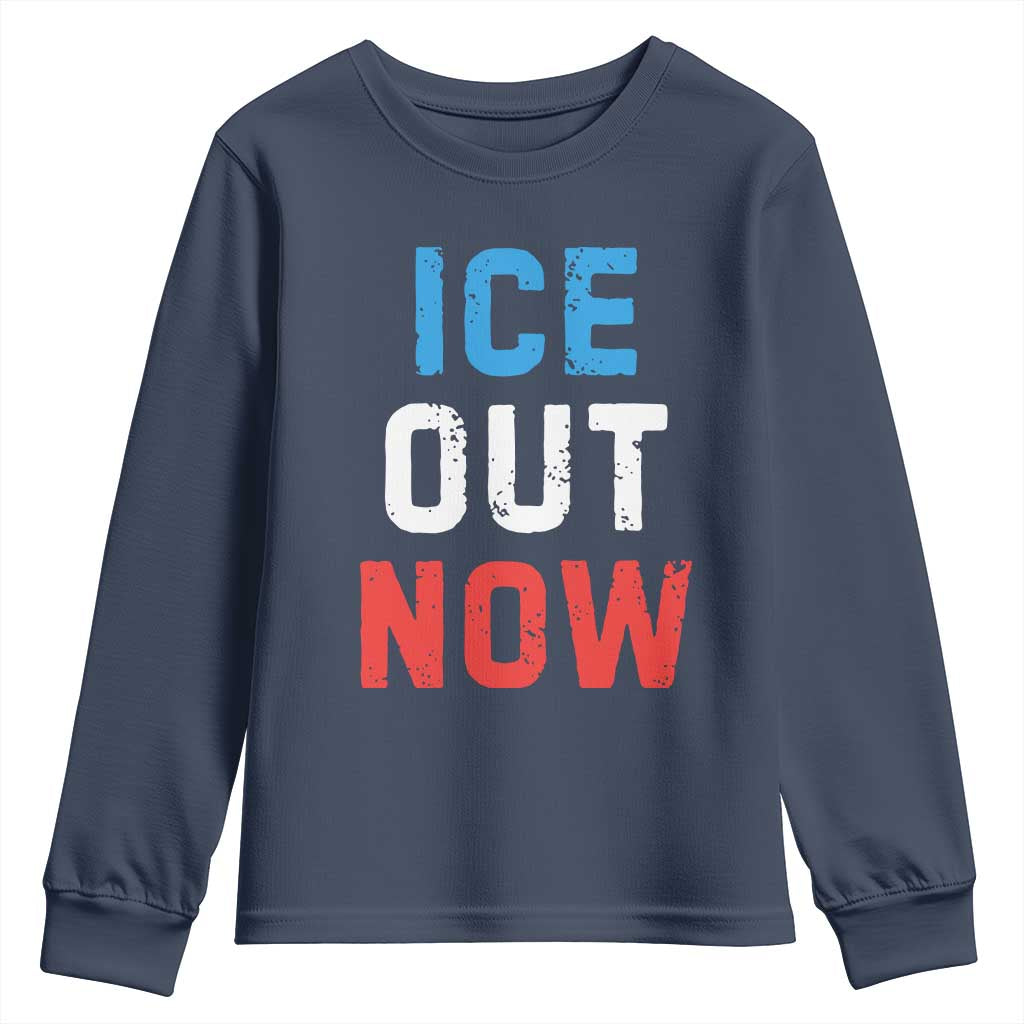 Ice Out Youth Sweatshirt Minneapolis Resist ICE Immigration Rights Protest