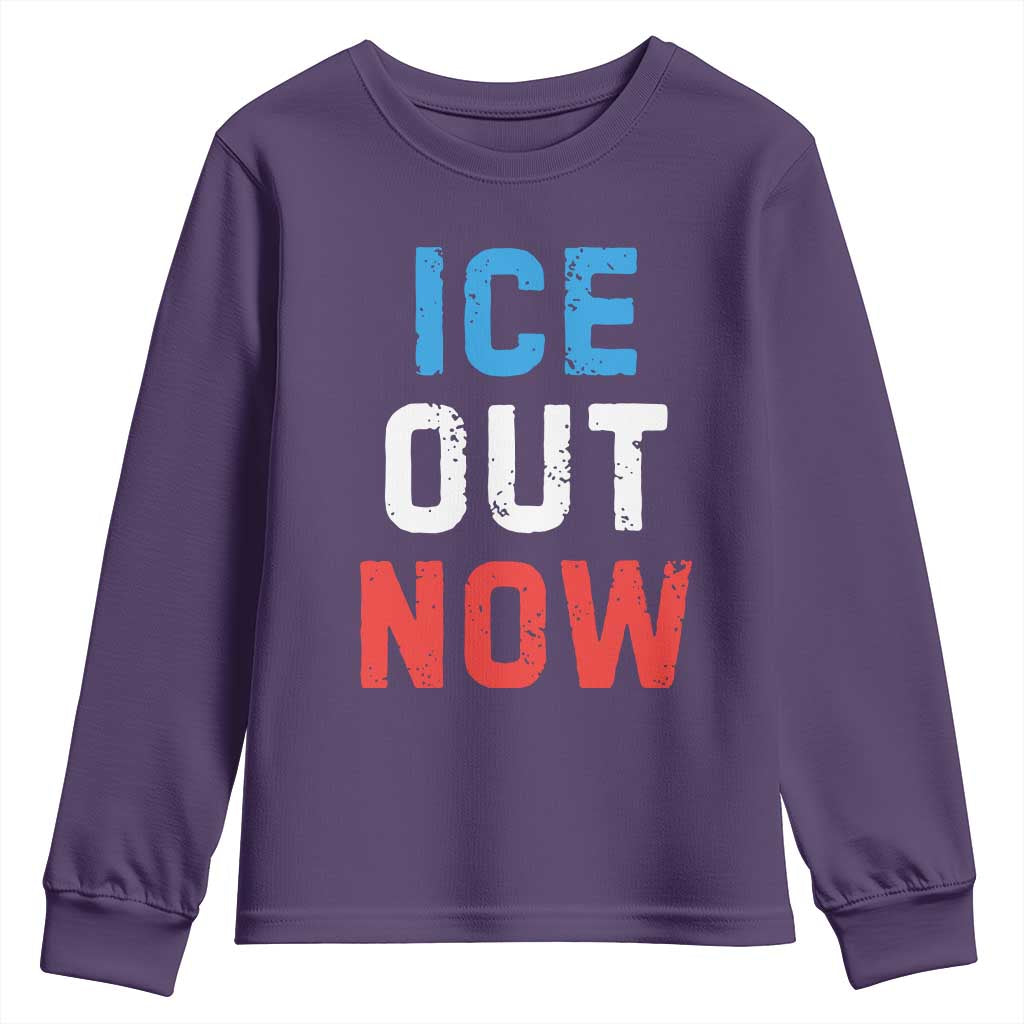 Ice Out Youth Sweatshirt Minneapolis Resist ICE Immigration Rights Protest