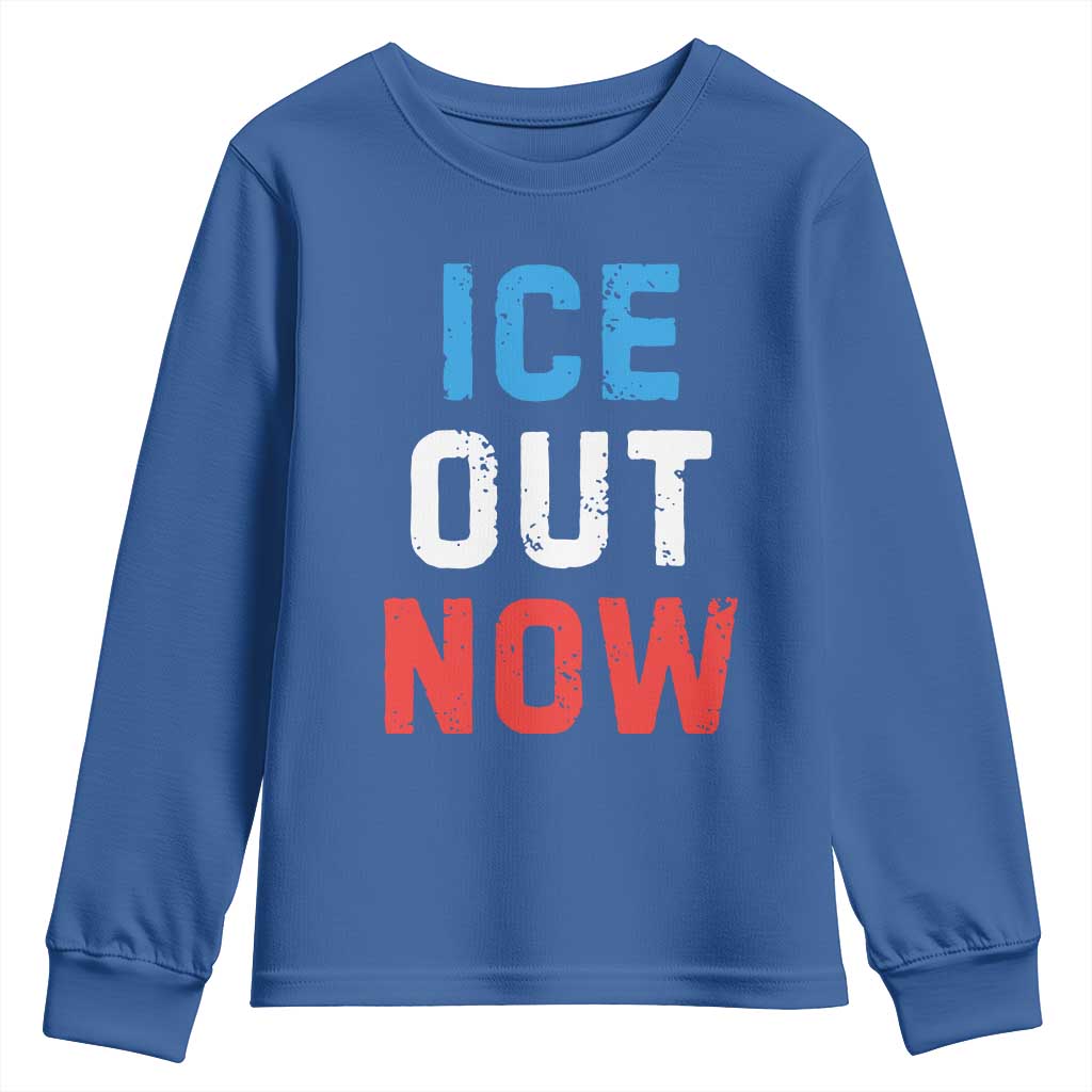 Ice Out Youth Sweatshirt Minneapolis Resist ICE Immigration Rights Protest