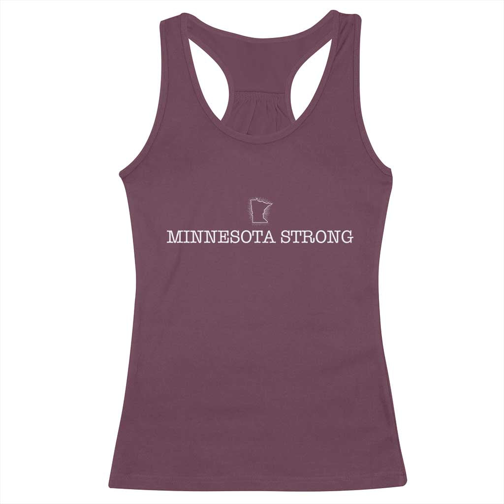 Minnesota Strong Racerback Tank Top Minneapolis Resist Anti ICE Immigration Protest