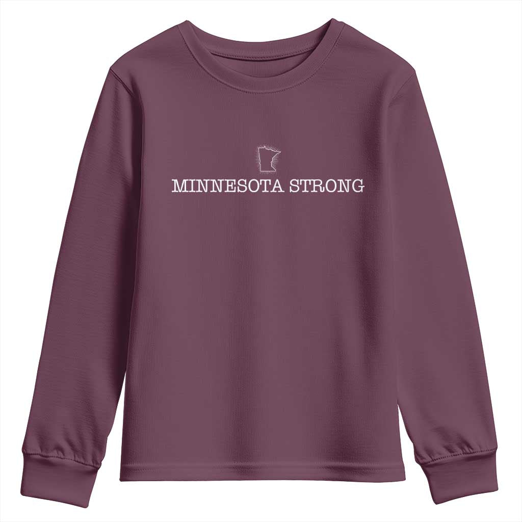 Minnesota Strong Youth Sweatshirt Minneapolis Resist Anti ICE Immigration Protest
