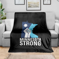 Minnesota Strong Throw Blanket Minneapolis Resist ICE Immigration Human Rights Protest