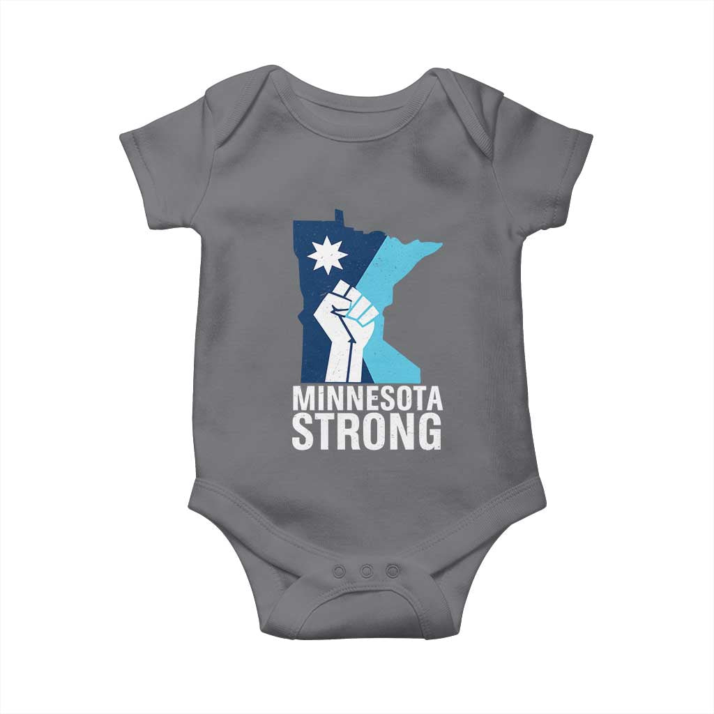 Minnesota Strong Baby Onesie Minneapolis Resist ICE Immigration Human Rights Protest