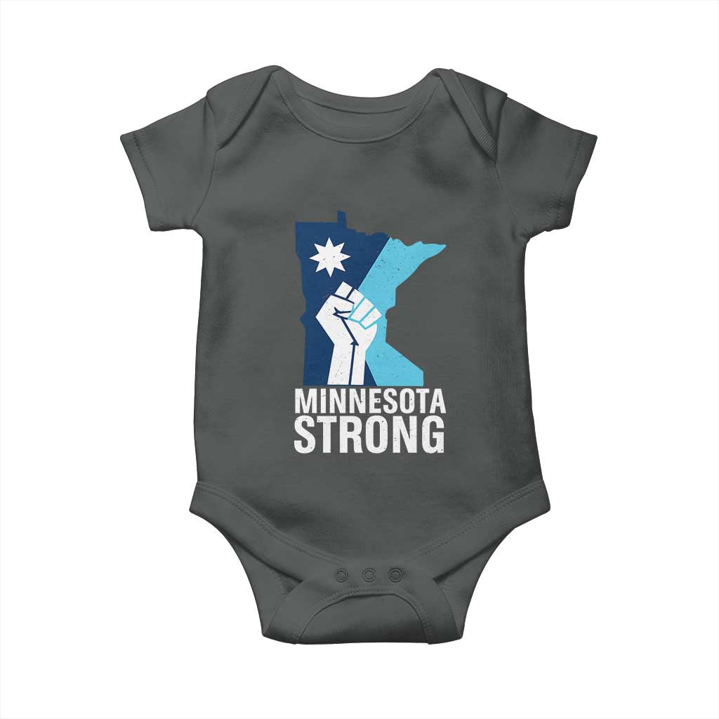 Minnesota Strong Baby Onesie Minneapolis Resist ICE Immigration Human Rights Protest