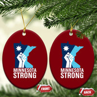 Minnesota Strong Ceramic Ornament Minneapolis Resist ICE Immigration Human Rights Protest